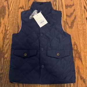 NWT Beaufort Bonnet Company Nantucket Navy Vaughn Vest Size 4t